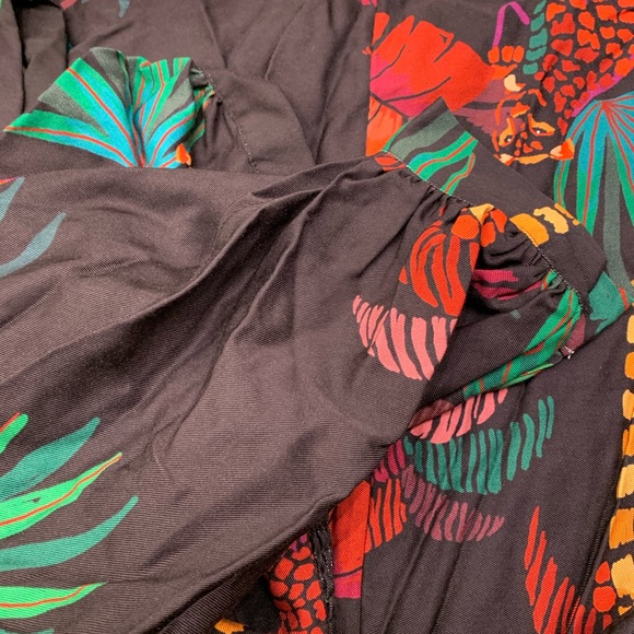 FARM RIO JUNGLE COLORS MINI DRESS - Picture 12 of 15